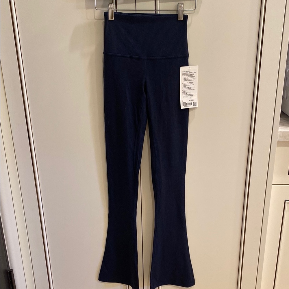 Lululemon High-Waisted Navy Flare Leggings